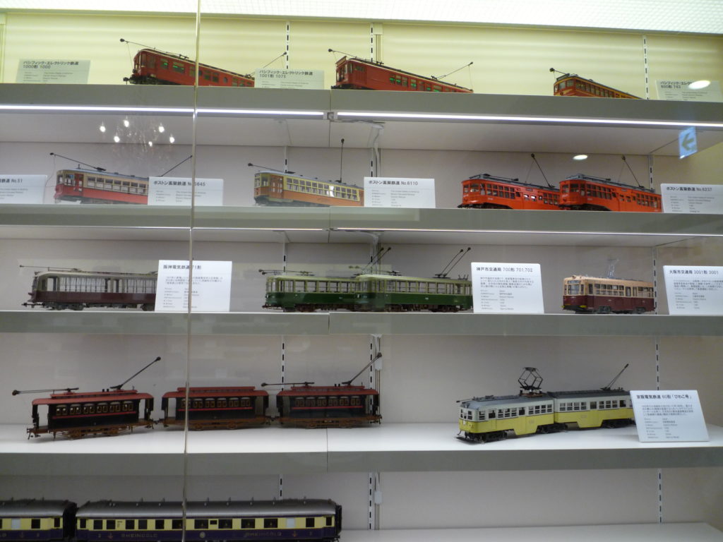電車の鉄道模型